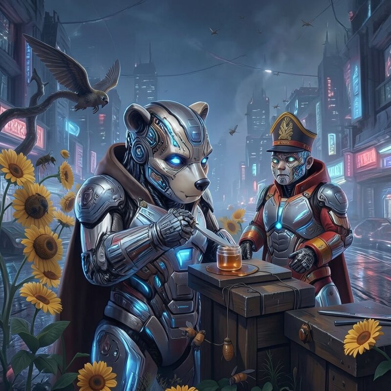 Кибер-Винни Пух и синтетический мёд - Игорь Солдаткин