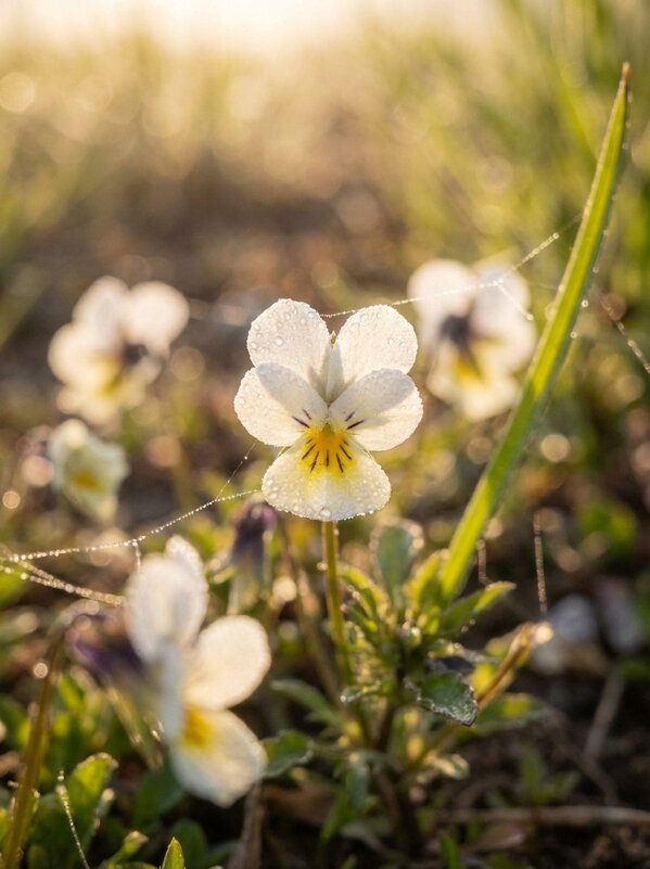 Фиалка на газоне - Лилия 
