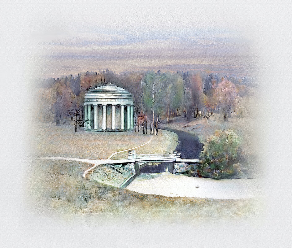 Павловск.  Павловский парк. Долина р. Славянки. ( Плёнка нег. 35 мм.) - В и т а л и й .... Л а б з о'в