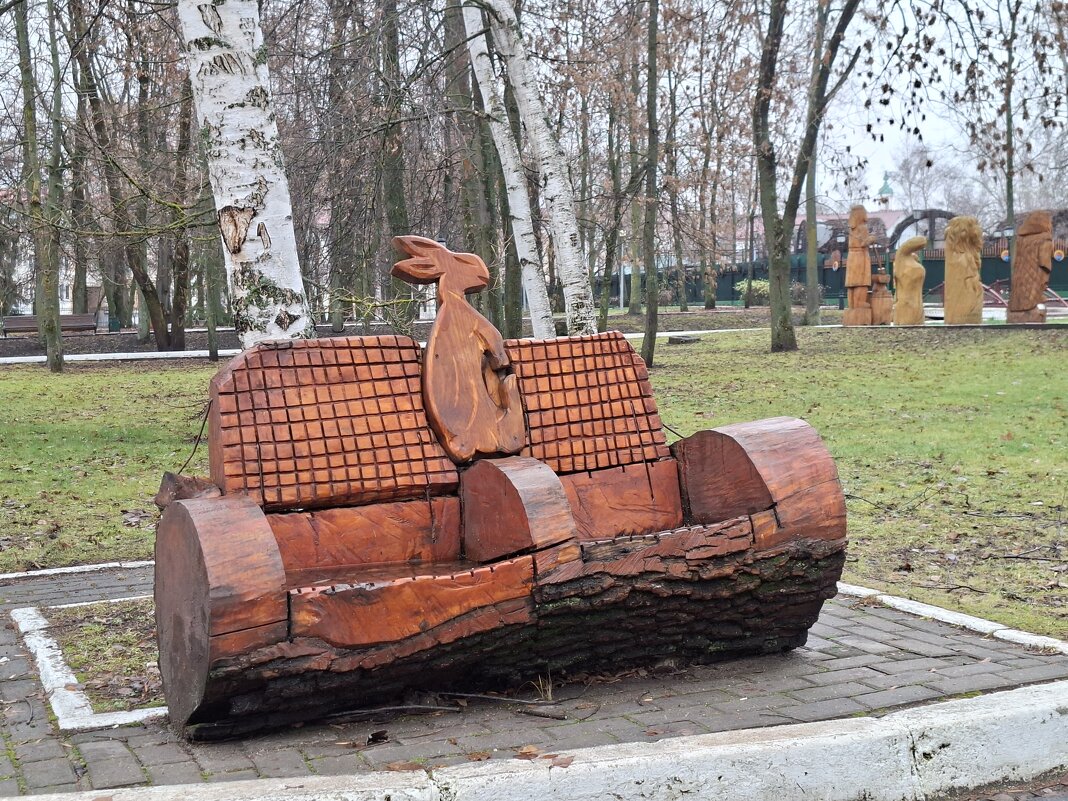 скамейка в парке - ИРЭН@ .