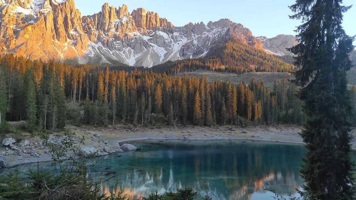 озеро Lago di Carezza - Светлана Баталий озеро Lago di Carezza - Светлана Баталий