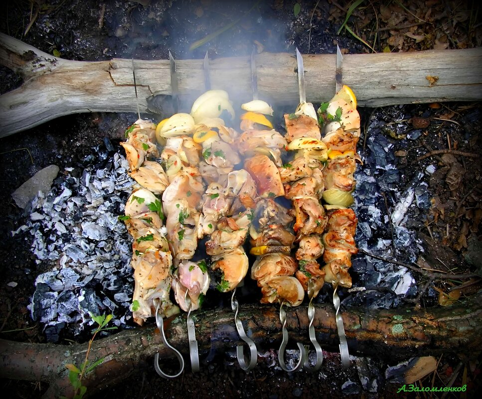 Про походный шашлык на опушке весеннего леса..:-) - Андрей Заломленков Про походный шашлык на опушке весеннего леса..:-) - Андрей Заломленков