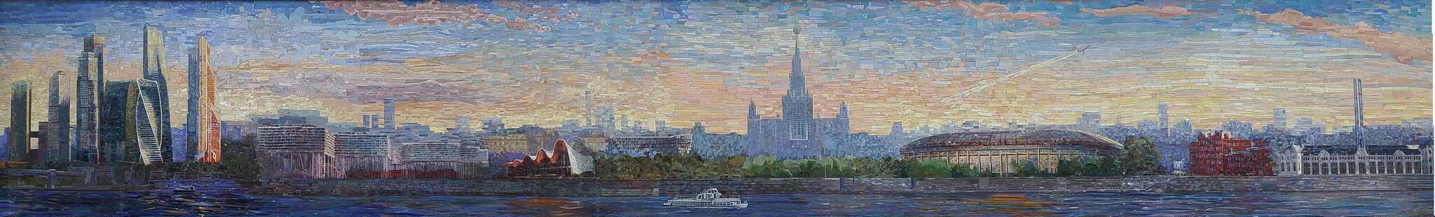 От Москва-сити до Пречистенской набережной :: Александр Чеботарь От Москва-сити до Пречистенской набережной :: Александр Чеботарь