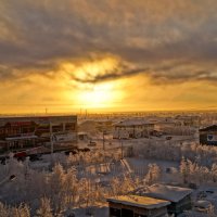 Закат на Ямале. :: Женя Крехтунов 