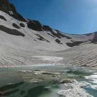 ВЕРХНИЕ ГОРЫ, моренное озеро. :: Виктор Осипчук