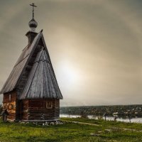 Плёс. Гало над Волгой. :: Тамара Бучарская