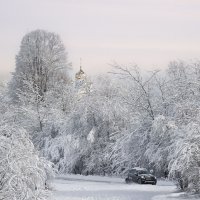 Первый снег в январе :: Геннадий Клевцов