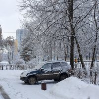 Снежная улица :: Александр Синдерёв