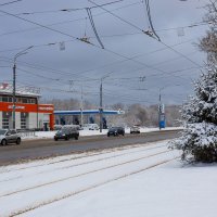 Городской зимний пейзаж :: Александр Синдерёв