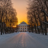 Парк Павловск в морозный закат :: Фёдор. Лашков