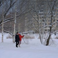 Зимние прогулки в парке... :: Мария Васильева