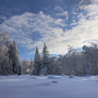 Зима на склонах Уральских гор :: Галина Ильясова