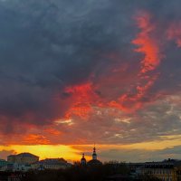 апрельский закат. :: Евгения Куприянова