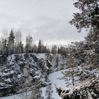 Зимой в Рускеале :: Ольга Чистякова