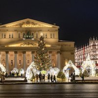 Москва новогодняя. Большой театр и ЦУМ :: -=★ Зореслав ★=-