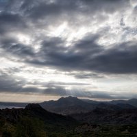 Крым. закат над Эчки-Дагом. :: Вячеслав Владимирович