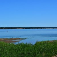 Чебоксары. Чебоксарское водохранилище летним утром :: Пётр Чернега