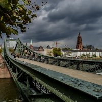 Пешеходный мост/Eiserne Fußgängerbrücke. 1869 :: Наталья Rosenwasser