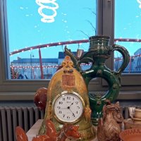 Часы,свистульки,кумган и другие изделия Скопинской керамики :: Galina Solovova