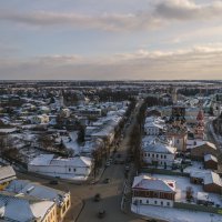 Улочки Суздаля с Преподобенской колокольни :: Сергей Цветков