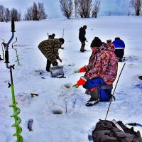 Февраль...Подледный лов на Акопасе! :: Владимир 