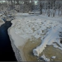 Зимняя река :: Aleksandr Gal