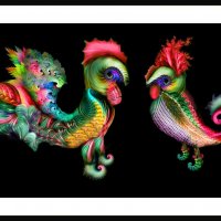 Петушок  и  курочка :: Е.М. ***