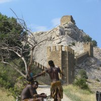 У стен Генуэзской крепости :: Олег Зоркий У стен Генуэзской крепости :: Олег Зоркий