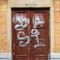 Винтажная старая дверь :: Александр Синдерёв