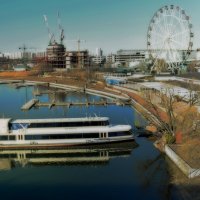 Правый берег берег Москвы реки в Красногорске.  :: Татьяна Помогалова