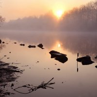 Коломенская набережная утром 29 марта :: Михаил Бибичков