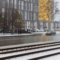 В городе апрель :: Александр Синдерёв В городе апрель :: Александр Синдерёв