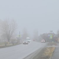 Утренний туман над городом :: Владислав Левашов