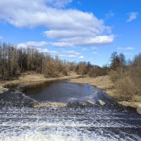 Апрель...Вид с плотины. :: Мария Васильева