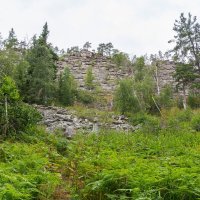 Скалы на вершине горы Заозерная. :: Алексей Трухин