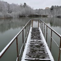 Снег в апреле. :: Михаил Столяров