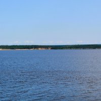 Чебоксары. Река Волга утром в начале лета. :: Пётр Чернега Чебоксары. Река Волга утром в начале лета. :: Пётр Чернега