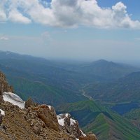 ПРОГУЛКА НА БОЛЬШОЙ ЧИМГАН - 2, с вершины. :: Виктор Осипчук
