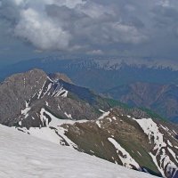 ПРОГУЛКА НА БОЛЬШОЙ ЧИМГАН - 2, с вершины. :: Виктор Осипчук ПРОГУЛКА НА БОЛЬШОЙ ЧИМГАН - 2, с вершины. :: Виктор Осипчук