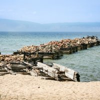 Старый причал. :: Александр Бродский
