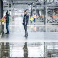 Байкерша и дождь :: **** vedin