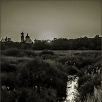 Закат на Трубеж :: Наталья Rosenwasser Закат на Трубеж :: Наталья Rosenwasser