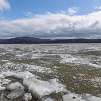 Ледоход на Амуре. :: Виктор Иванович Чернюк Ледоход на Амуре. :: Виктор Иванович Чернюк