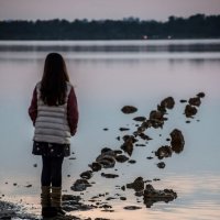 Вечер у озера :: Oleg4618 Шутченко