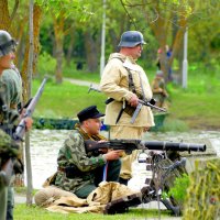 реконструкция ко Дню Победы 4 :: Александр Прокудин