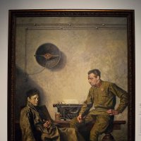 "Поэты А.Т. Твардовский и К.М.Симонов. Военные корреспонденты." - Николай Колупаев, 2023 г :: Татьяна Помогалова