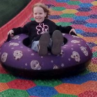 Полёт,на ватрушке :: Андрей Хлопонин