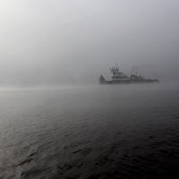 Буксир в тумане :: Марсель Валеев