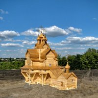 ц. Успенская в с. Нелазское 1694г. Череповецкого уезда, Вологодской обл. :: Юрий Шевляков ц. Успенская в с. Нелазское 1694г. Череповецкого уезда, Вологодской обл. :: Юрий Шевляков