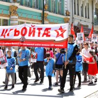 Бессмертный полк во Владикавказе 9 мая 2025 года. :: Олег Стасенко